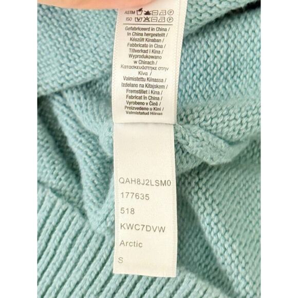 American Apparel Womens V Neck Knit Pullover Sweater 100 Cotton Small Preppy - Picture 7 of 8